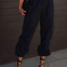 High Waist Drawstring Pants with Pockets - Trendociti