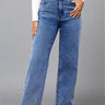 High Waist Straight Cut Jeans - Trendociti