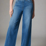 Roxie Wide Leg Long Denim Jeans - Trendociti